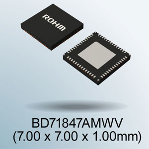 로옴, 고효율 PMIC BD71847AMWV 개발